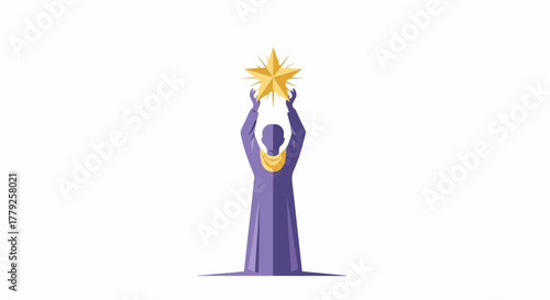 Young child feeding ducks casts bread against simple white background, capturing simple delight, also translated into English as Young child feeding ducks.