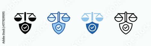 Benchmarking Icon Sheet Multiple Style Collection Isolated Vector
