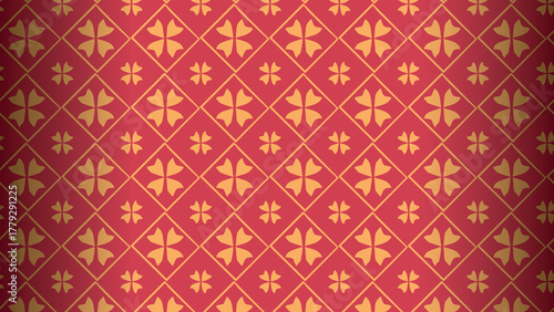 Tribal textile motifs pattern design