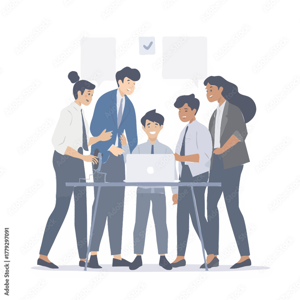 Fototapeta premium business people team