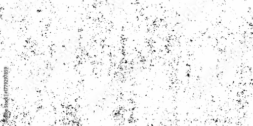 White, black dust overlay distress grungy grain, noise effect paint wall. small particles of debris and dust. crack and scratch dust paint concrete wall. subtle halftone grunge urban texture vector.
