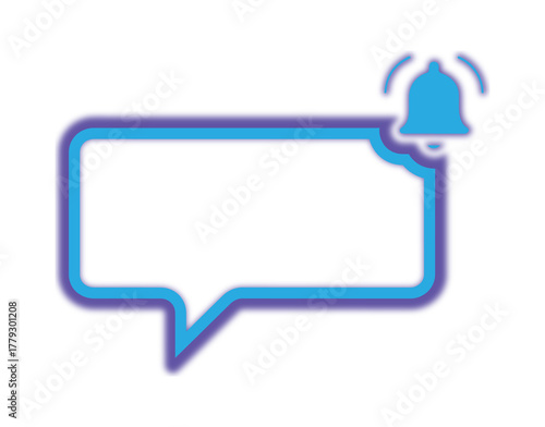 Speech Bubble Notification Icon for New Message and Alert UI Badge – PNG