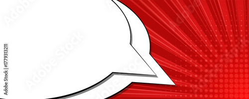 Comic background with red color