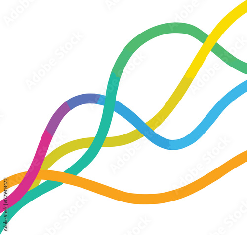 ata Peaks - Transparent Vector Flow