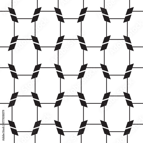 Abstract amazing line square pattern design.