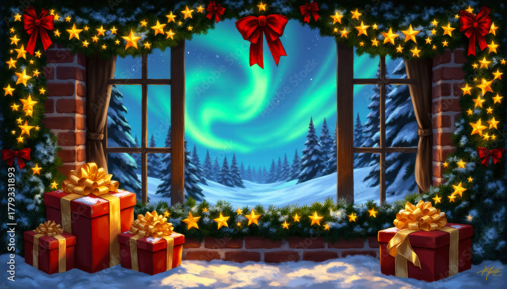 Fototapeta premium Festive atmosphere on a festive day
