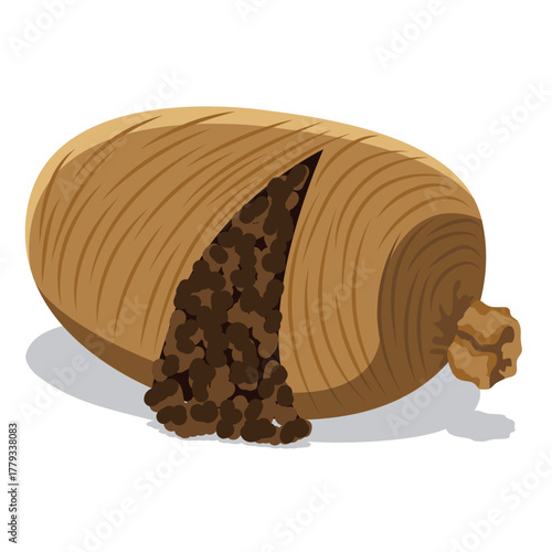 haggis, popular traditional dish sliced open haggis.