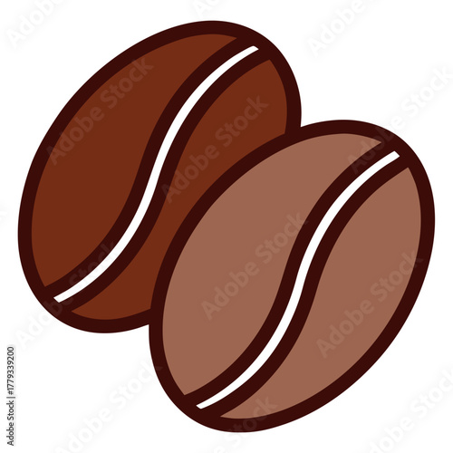 coffee beans vector