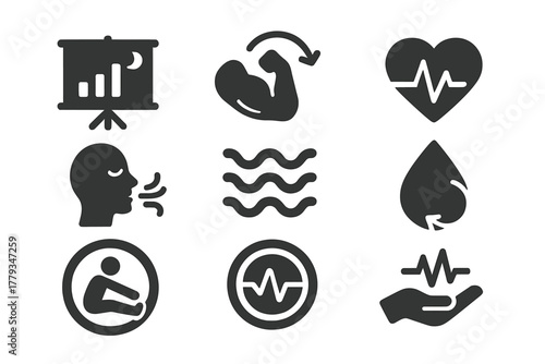 set of vector icons of animal