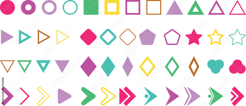 Flèche and Bullet point List Icon set. Text Editor and Content Formatting Symbols. Checklist Arrow and Document Formatting Icons. List Item and Navigation Pointer