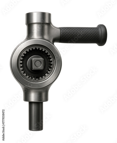 Handheld torque multiplier with gear mechanism and sturdy handle for tough construction