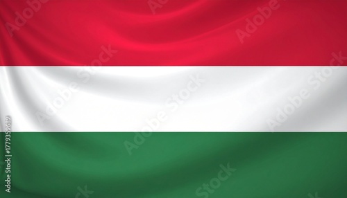 Free Download Hungarian flag with red, white, and green stripes—symbolizing strength, faith, and hope in motion. - GFXLoad