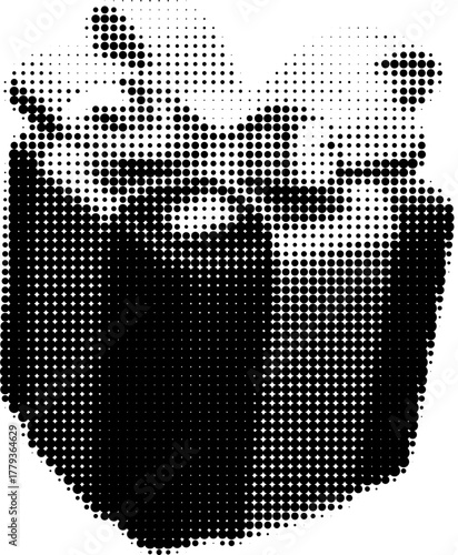 gift box halftone icon