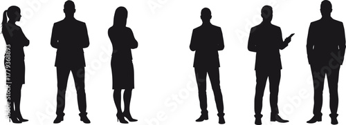 Business, People, Team, Group, Office, Corporate, Professional, Worker, Manager, Leader, Staff, Employee, Partner, Meeting, Deal, Agreement, Success, Network, Silhouette, Illustration