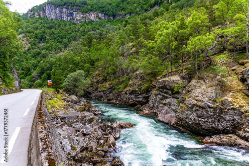Photography Turbulent mountain stream