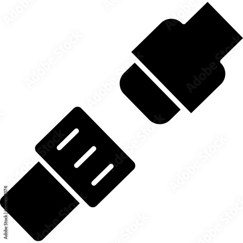 Seat Belt Icon Vector Element