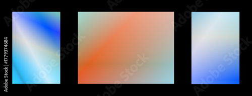A set of abstract gradients on a black background,
perfect for creating attractive website headers and footers.