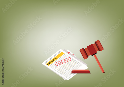  Bankruptcy legal law document process company insolvency during crisis recession picture of gavel judge
