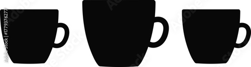 coffee, cup, mug, drink, beverage, silhouette, vector, hot, tea, cafe, espresso, cad, drawing, flat, illustration