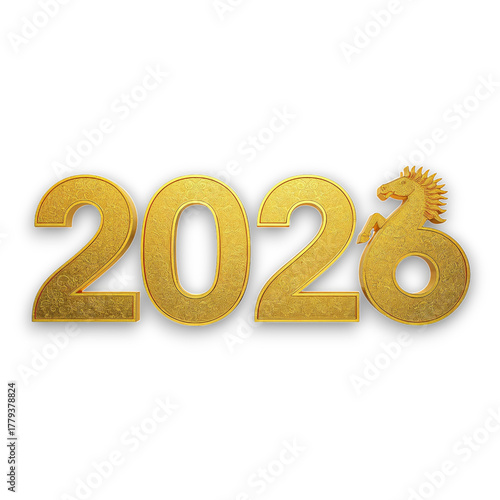 Celebration of the Year 2020 With Golden Dragon Symbol