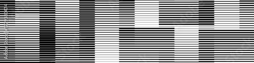 Gradient striped halftone texture background black white color. Repeating fading parallel lines backdrop. Gradation lines pattern. Doppler effect wallpapper vector 10 eps