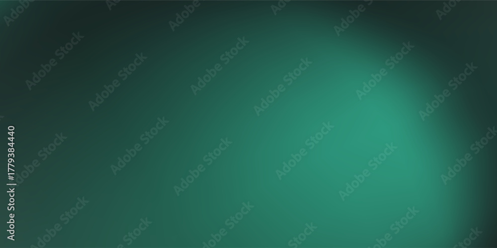 Obraz premium Abstract background Soft green light on dark black color template. good nice soft color modern simple art illustrations