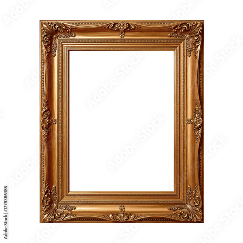 Decorative Wooden Frame Suitable for Artwork Display in Various Settings.