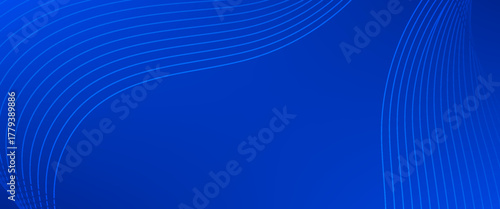 Vibrant blue abstract wave background with smooth curved lines and gradient tones. Perfect for technology, business.EPS10