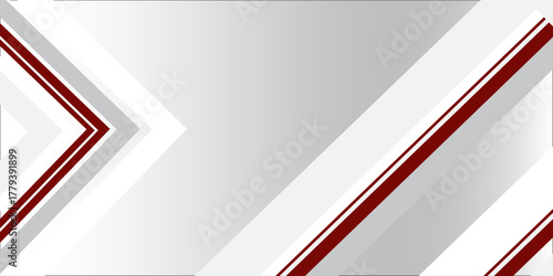 Red Geometric Lines Abstract Vector Design on White Background .Geometric abstract design with intersecting red and white lines creates a dynamic. Creative background for digital media,