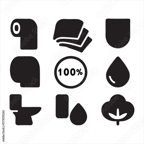 set of vector icons for restaurant