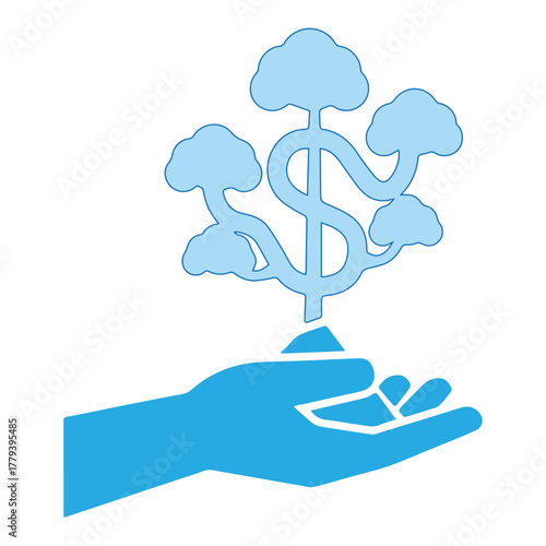 Money Tree In Hand