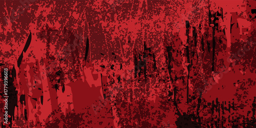 Intense red smoke burst effect over black backdrop. Ideal for dramatic visuals, horror themes, or music artwork. eps 10