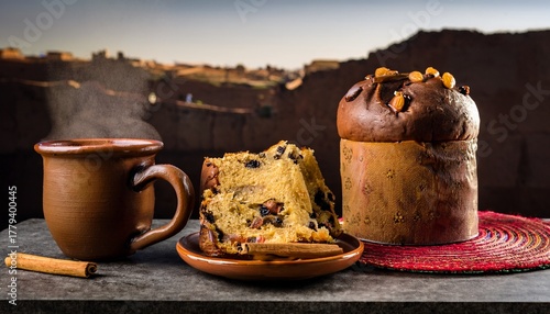 Peruvian Panettone and Hot Chocolate in Cusco