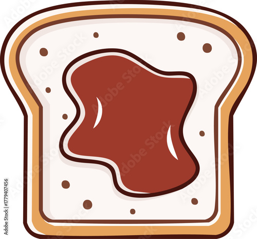 Dog food icon vector illustration with chocolate and brown design