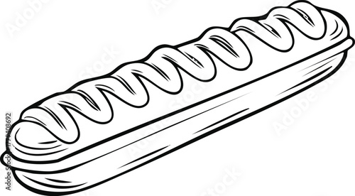 vector illustration of rugby ball and brush on white background