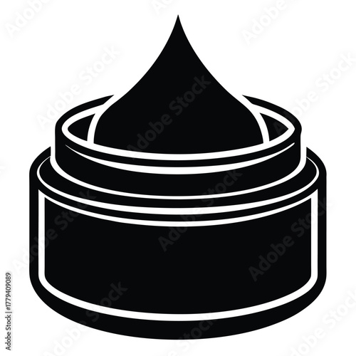 eye cream container vector
