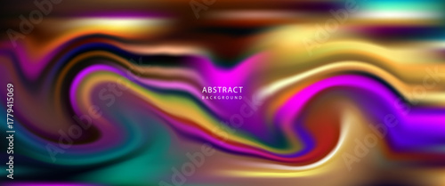 Vibrant Abstract Color Swirl With Rainbow Gradients And Fluid Motion For Creative Backgrounds