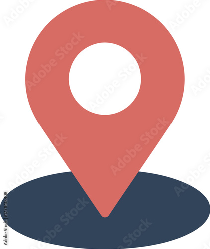 Location GPS Map Pin Marker Solid Icon