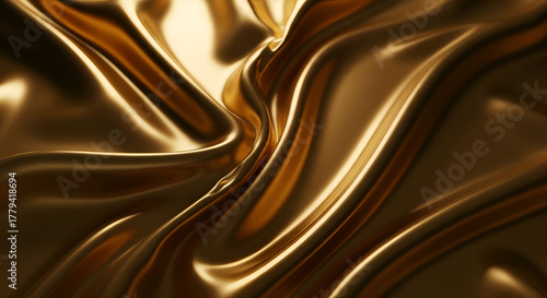 Elegant Golden Fabric Texture Background for Premium Designs