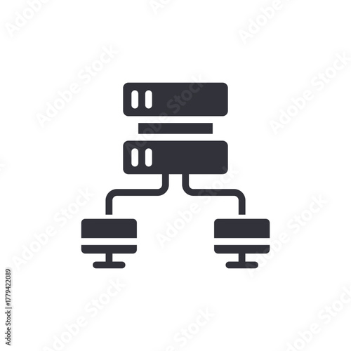 Server Network Connection Data Technology Storage Center