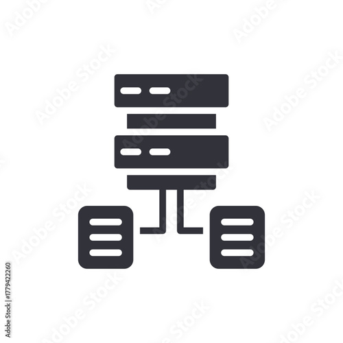 Centralized Network System With Servers And Data Storage