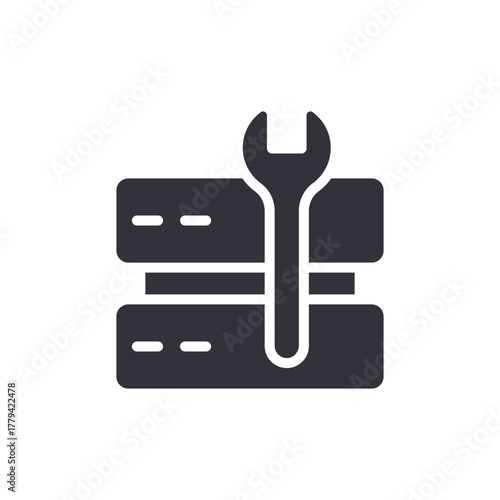 Server Maintenance Configuration Setting Fix Tool Symbol