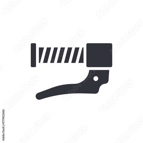 Toggle Clamp Design Mechanical Device Vector Illustration