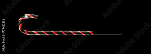 Zuckerstange als Christmas Loading Balken