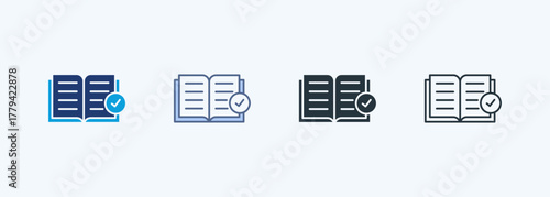 Synchronous Learning Icon Multiple Style