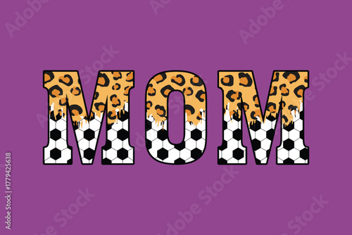 Soccer sublimation t shirt design for mom
