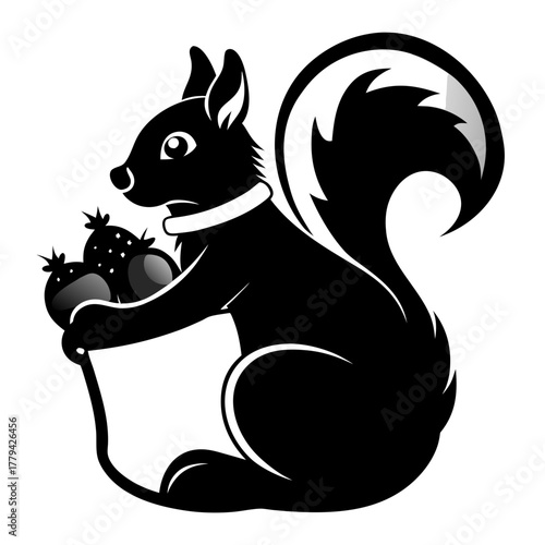 squirrel with nut