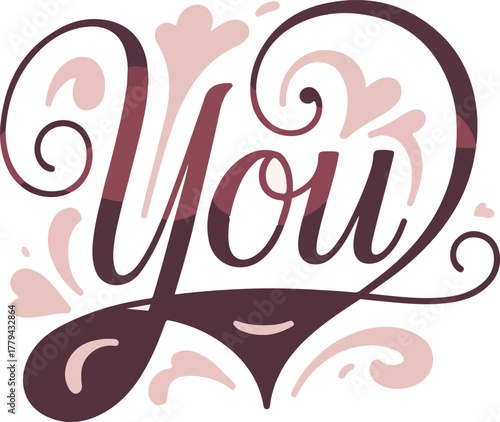 Mysterious vector illustration of a woman's head with glowing eyes and flowing hair in dark red and pink tones