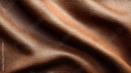 Brown leather texture