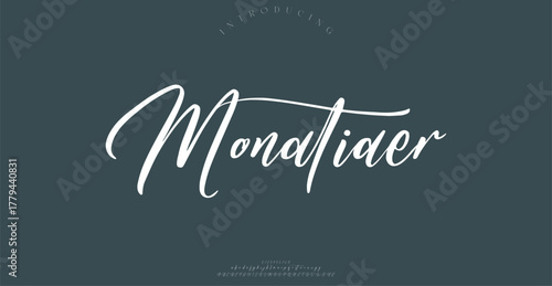 Minimal capital alphabet letter logo design